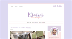 Desktop Screenshot of istiadzah.com
