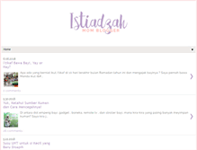 Tablet Screenshot of istiadzah.com